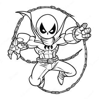 Spawn With Chains Coloring Page 22974-21118