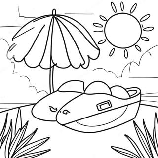 Summer Fun For Preschoolers Coloring Pages