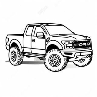 Ford Raptor Coloring Pages