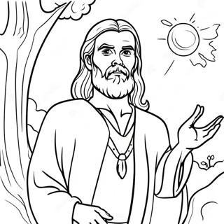 Elijah Coloring Pages