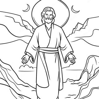 Elijah Coloring Page 23013-21146