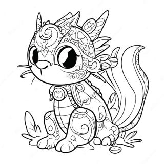 Kerby Rosanes Fantasy Creatures Coloring Page 23024-21160