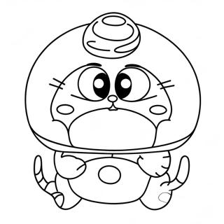 Doraemon Coloring Page 23033-21164