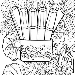 Markers Coloring Page 23043-21172