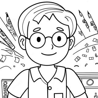 Big Nate Coloring Pages