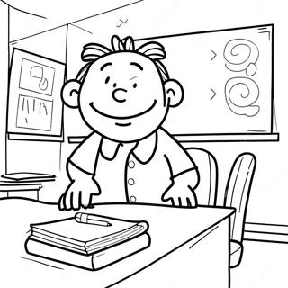 Big Nate In Class Coloring Page 23104-21223