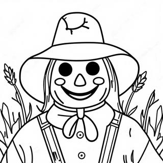 Scarecrow Coloring Pages