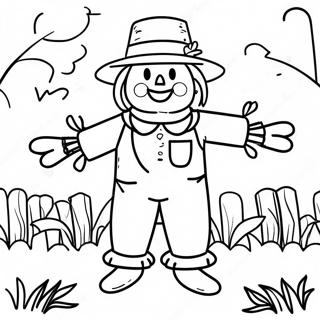 Scarecrow Coloring Page 2311-1890