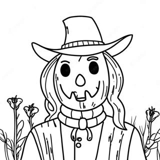 Scarecrow Coloring Page 2311-1891