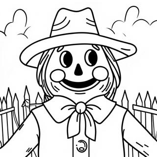 Scarecrow Coloring Page 2311-1892