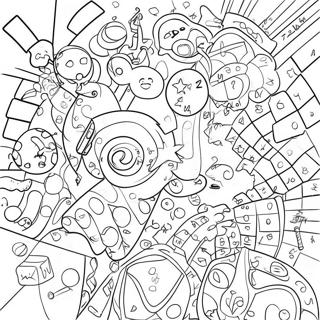 Fun 5th Grade Math Problems Coloring Page 23124-21237