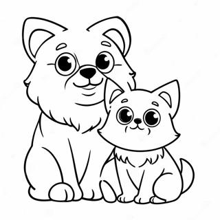 Pomni And Jax Coloring Pages