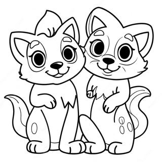 Pomni And Jax Coloring Page 23143-21252