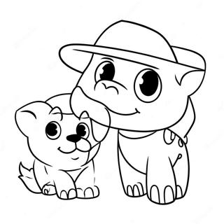 Pomni And Jax Adventure Coloring Page 23144-21253