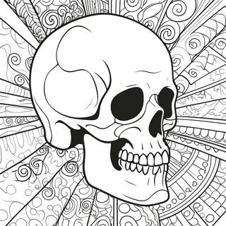 Blank Skull Diagram Coloring Page 23153-21259