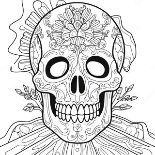 Detailed Skull Anatomy Coloring Page 23154-21263