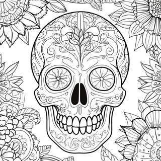 Detailed Skull Anatomy Coloring Page 23154-21264