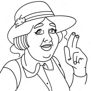 Funniest Aunt Ever Coloring Page 23164-21271