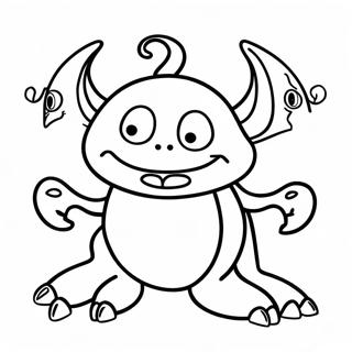 Ugly Monster Coloring Page 23193-21290