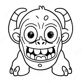 Ugly Monster Coloring Page 23193-21291