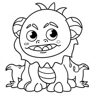 Ugly Monster Coloring Page 23193-21292