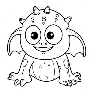 Funny Ugly Creature Coloring Page 23194-21295