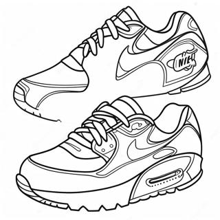 Sneaker Coloring Page 231-187