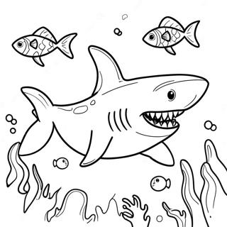 Shark Week Coloring Page 23223-21314