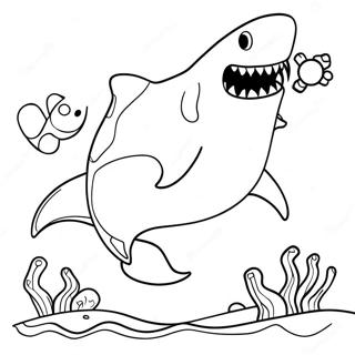 Shark Week Coloring Page 23223-21315