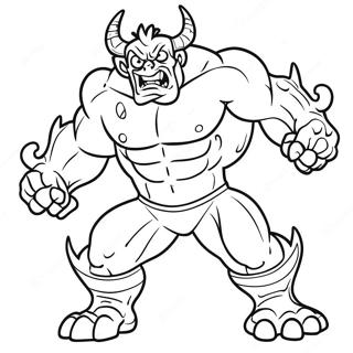 Super Monster Coloring Page 23233-21322