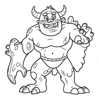 Super Monster Coloring Page 23233-21323