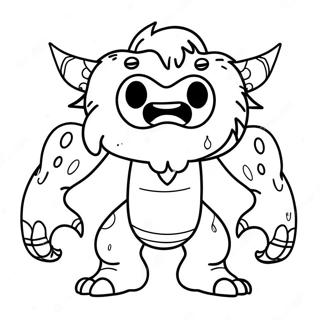 Super Monster Coloring Page 23233-21324