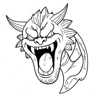 Ferocious Super Monster Coloring Page 23234-21326