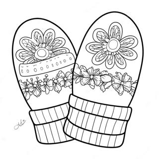 Mittens Coloring Page 23243-21331