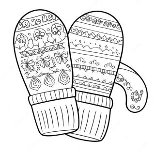 Mittens Coloring Page 23243-21332