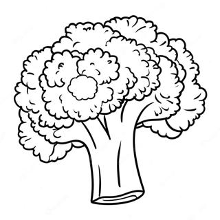 Broccoli Coloring Pages