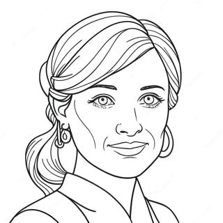 Portrait Coloring Page 23263-21346