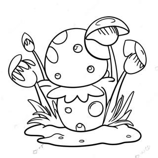 Piranha Plant Coloring Page 23283-21364