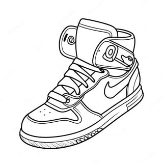 Cool Sneaker Design Coloring Page 232-189