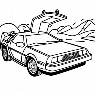 Back To The Future Coloring Pages