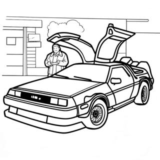 Back To The Future Coloring Page 23303-21378