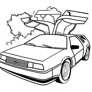 Back To The Future Coloring Page 23303-21379