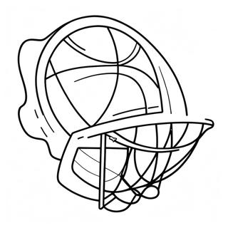 Basketball Hoop Coloring Pages