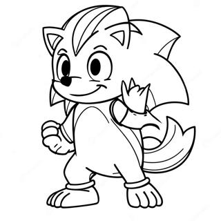 Silver The Hedgehog Coloring Pages