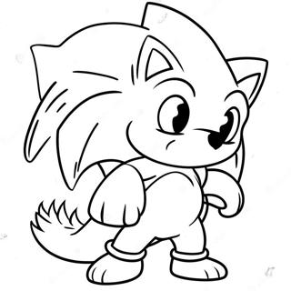 Silver The Hedgehog Coloring Page 23343-21410