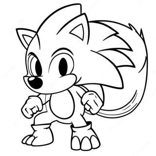 Silver The Hedgehog Coloring Page 23343-21412