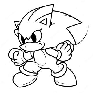 Silver The Hedgehog In Action Coloring Page 23344-21416