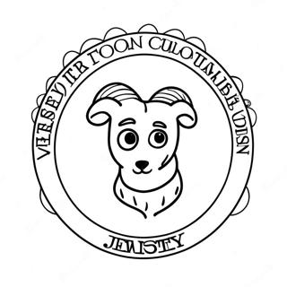 Jersey Coloring Page 23383-21444