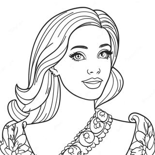 Bibble Barbie Coloring Page 23403-21459