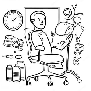 Healthcare Posters Coloring Page 23413-21468